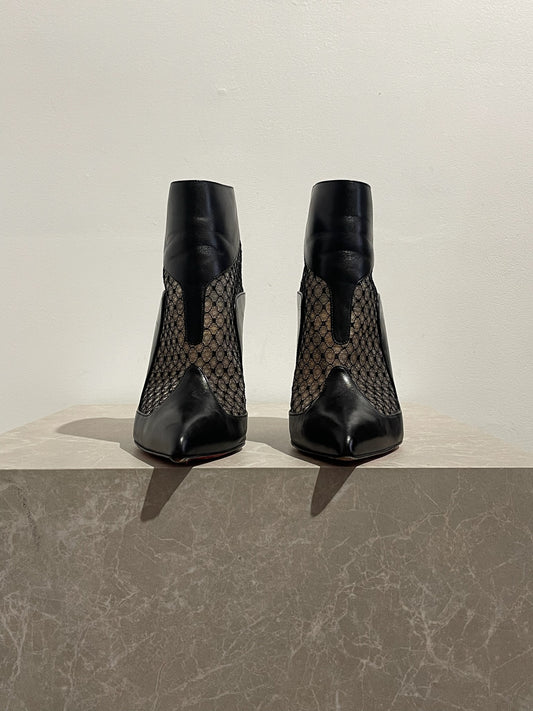 Boots Christian Louboutin noires T.38