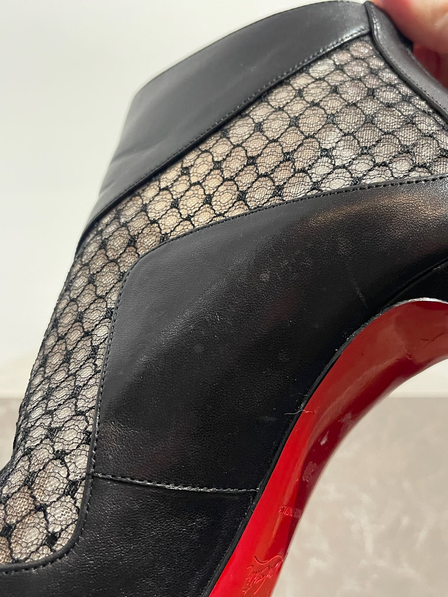 Boots Christian Louboutin noires T.38