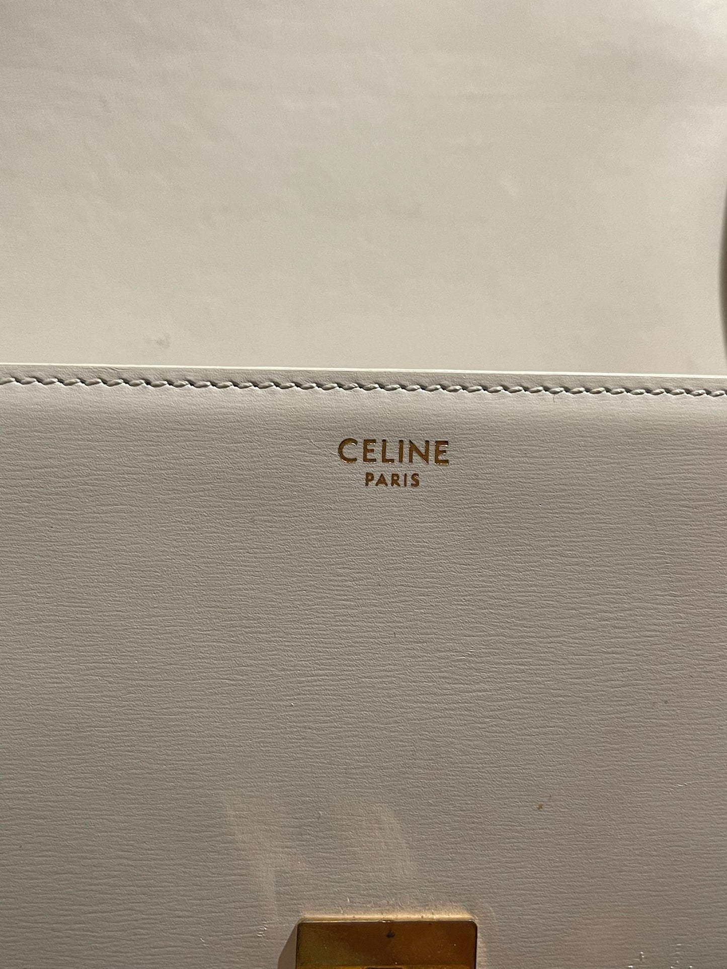Sac Celine Triomphe blanc