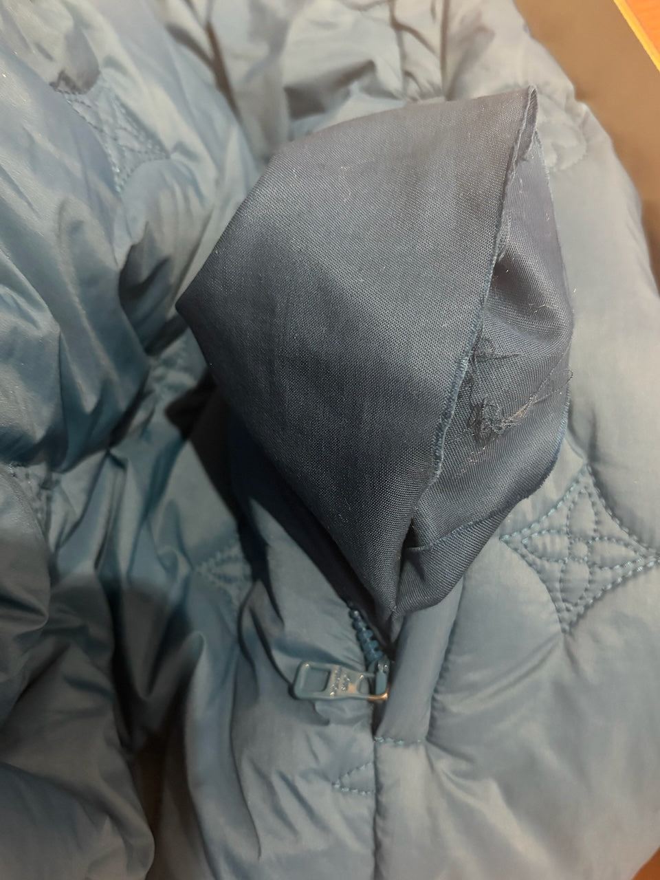 Doudoune Louis Vuitton bleue T.44