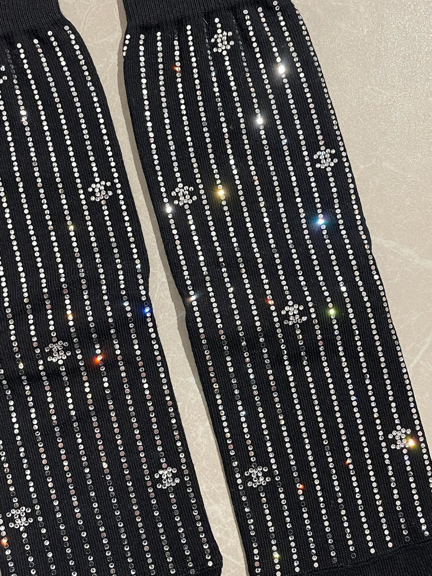 Chaussettes Chanel strass T.Unique