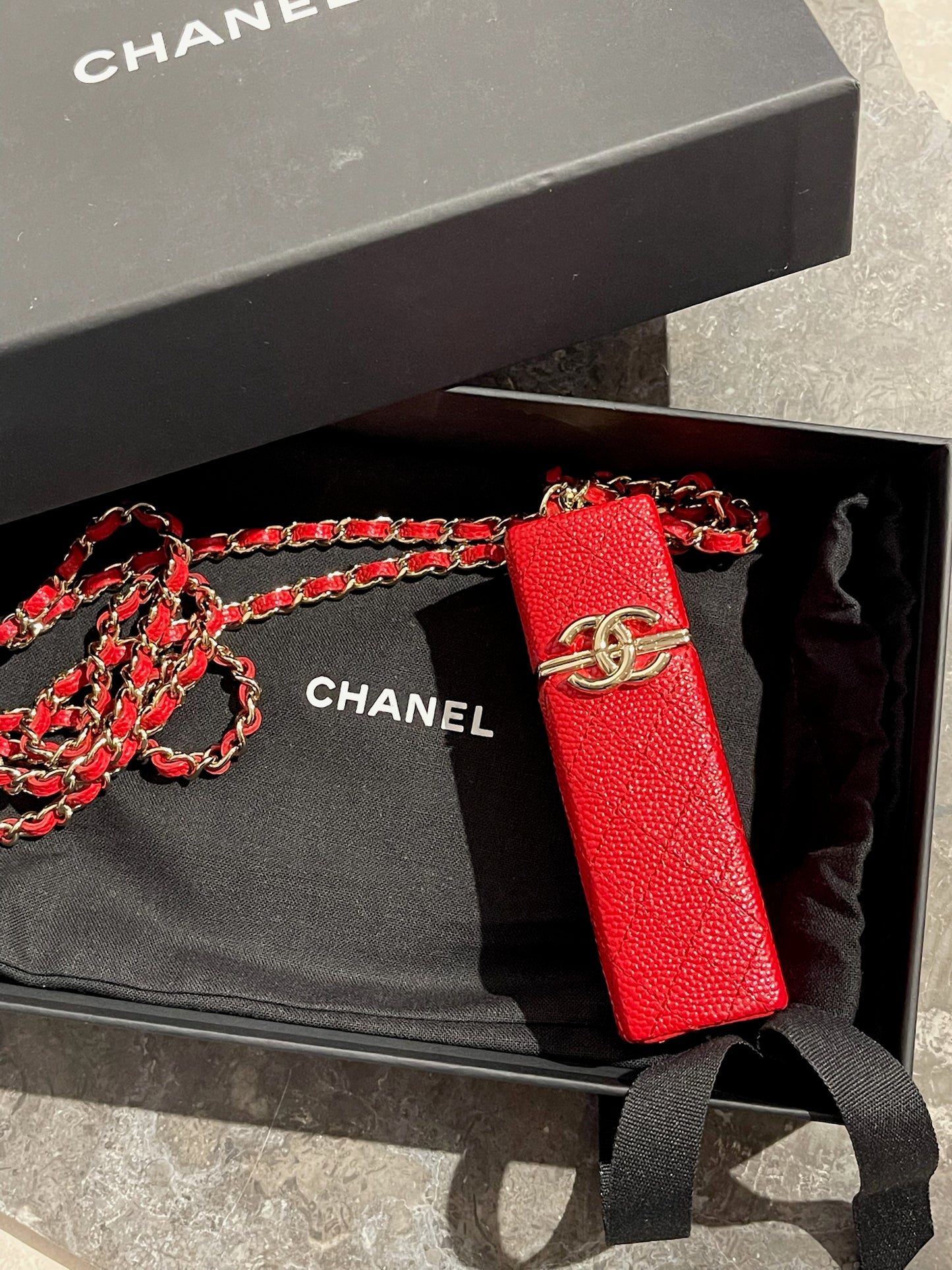 Etui rouge à lèvres Chanel