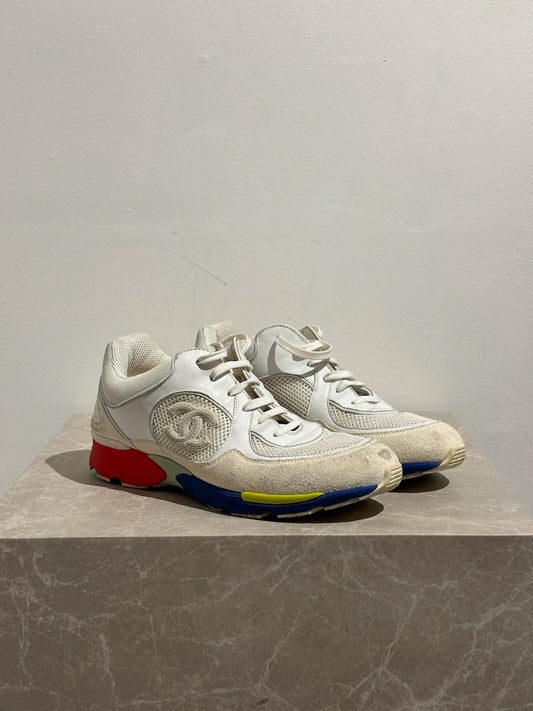 Baskets Chanel blanche T.41