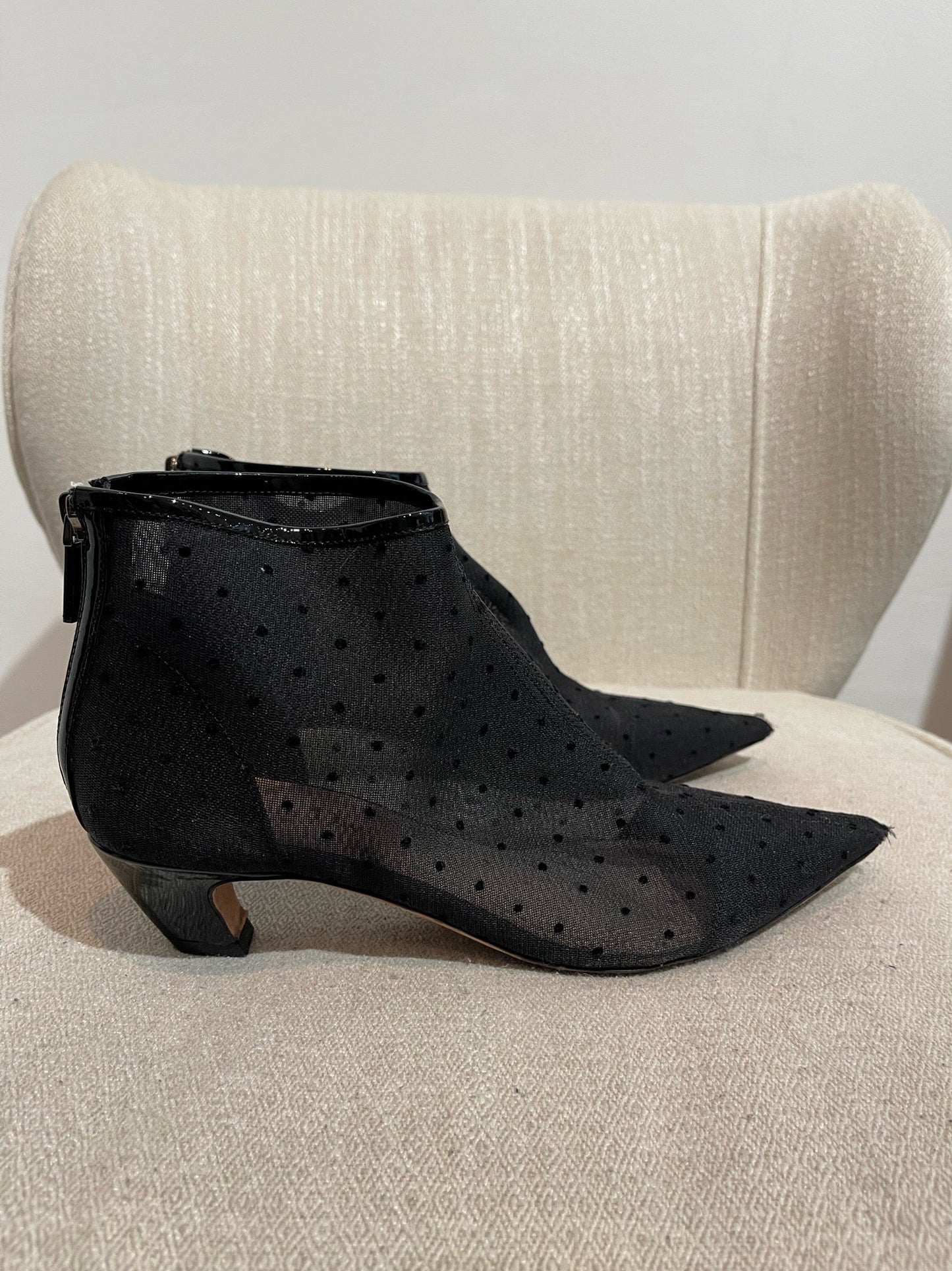 Boots Dior plumetis T.37
