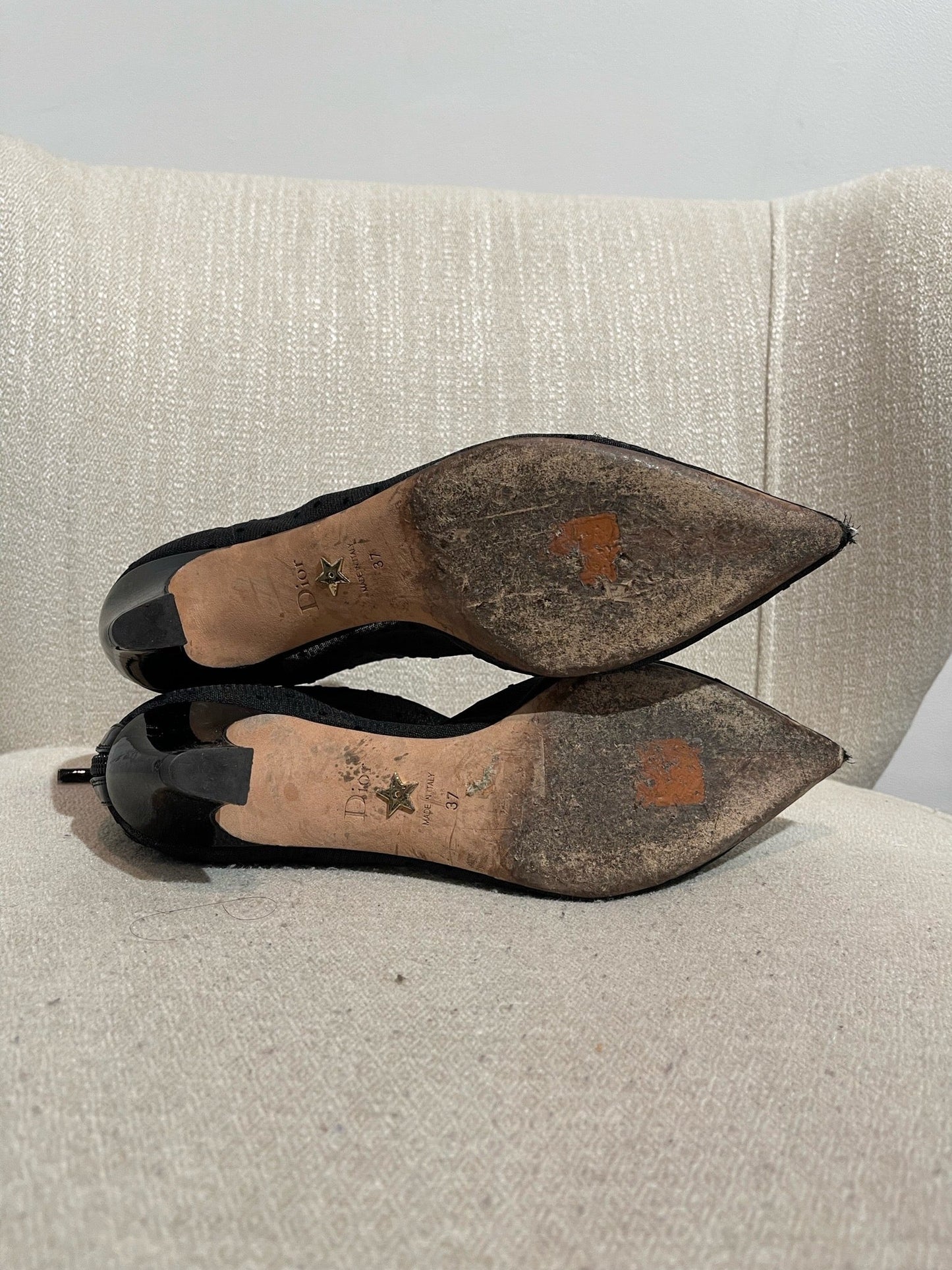 Boots Dior plumetis T.37