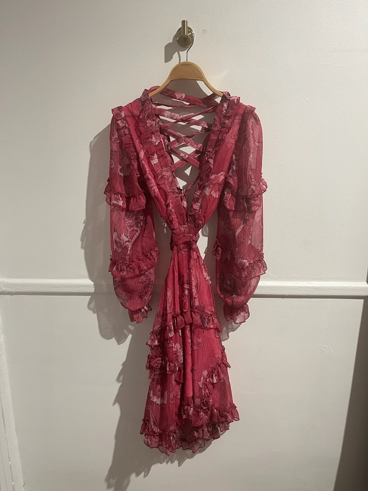 Robe Fetish Suances rose T.XS