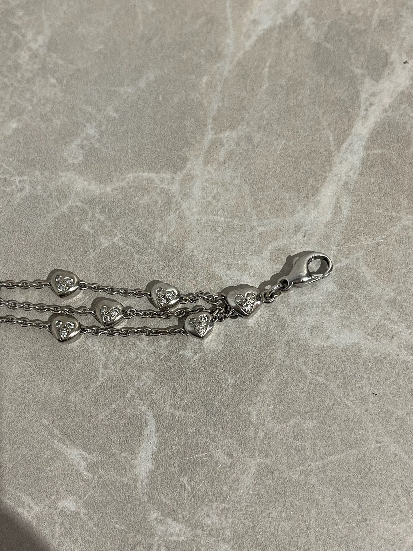 Bracelet Chopard or blanc