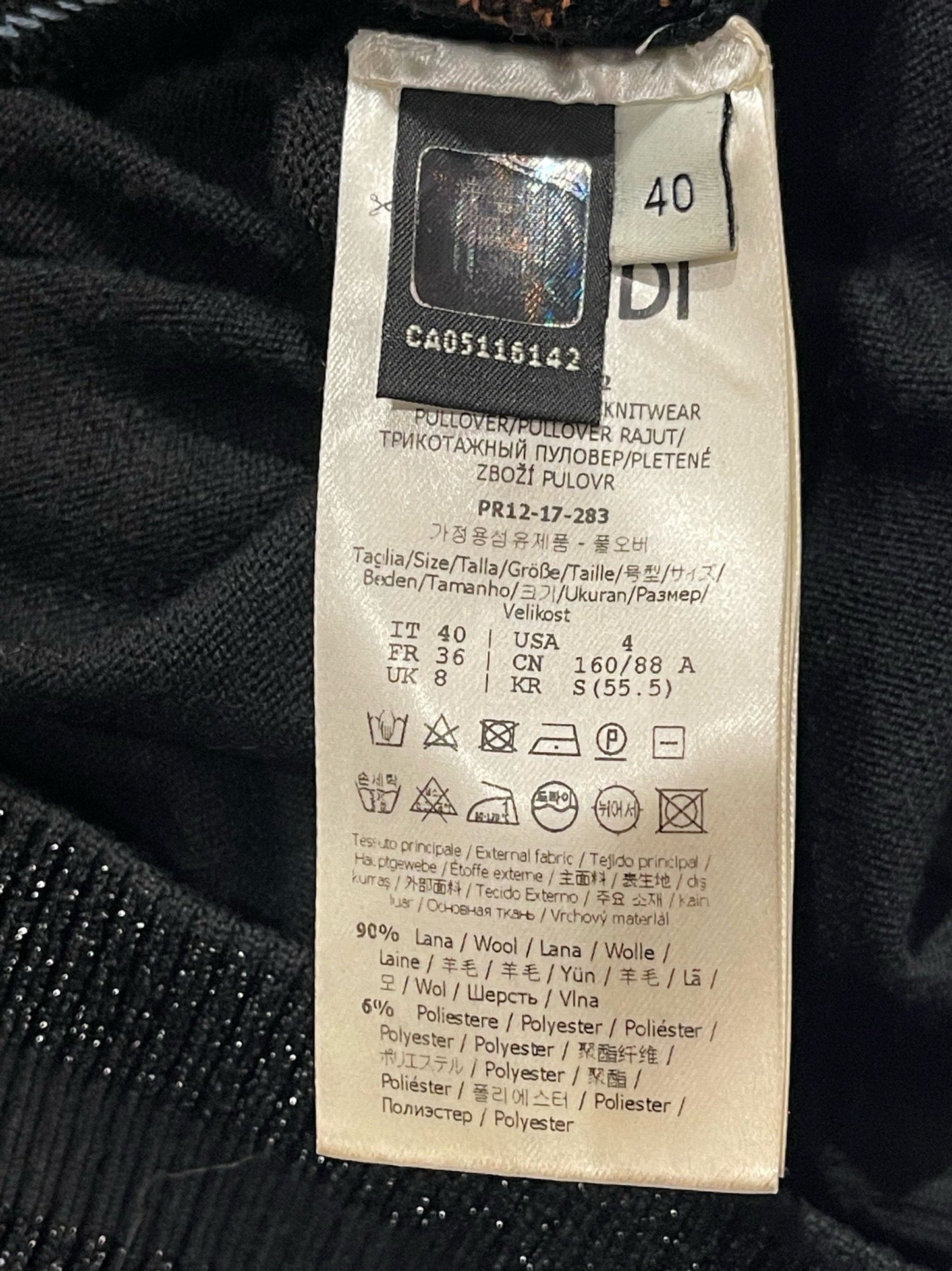 Pull Fendi fourrure T.36