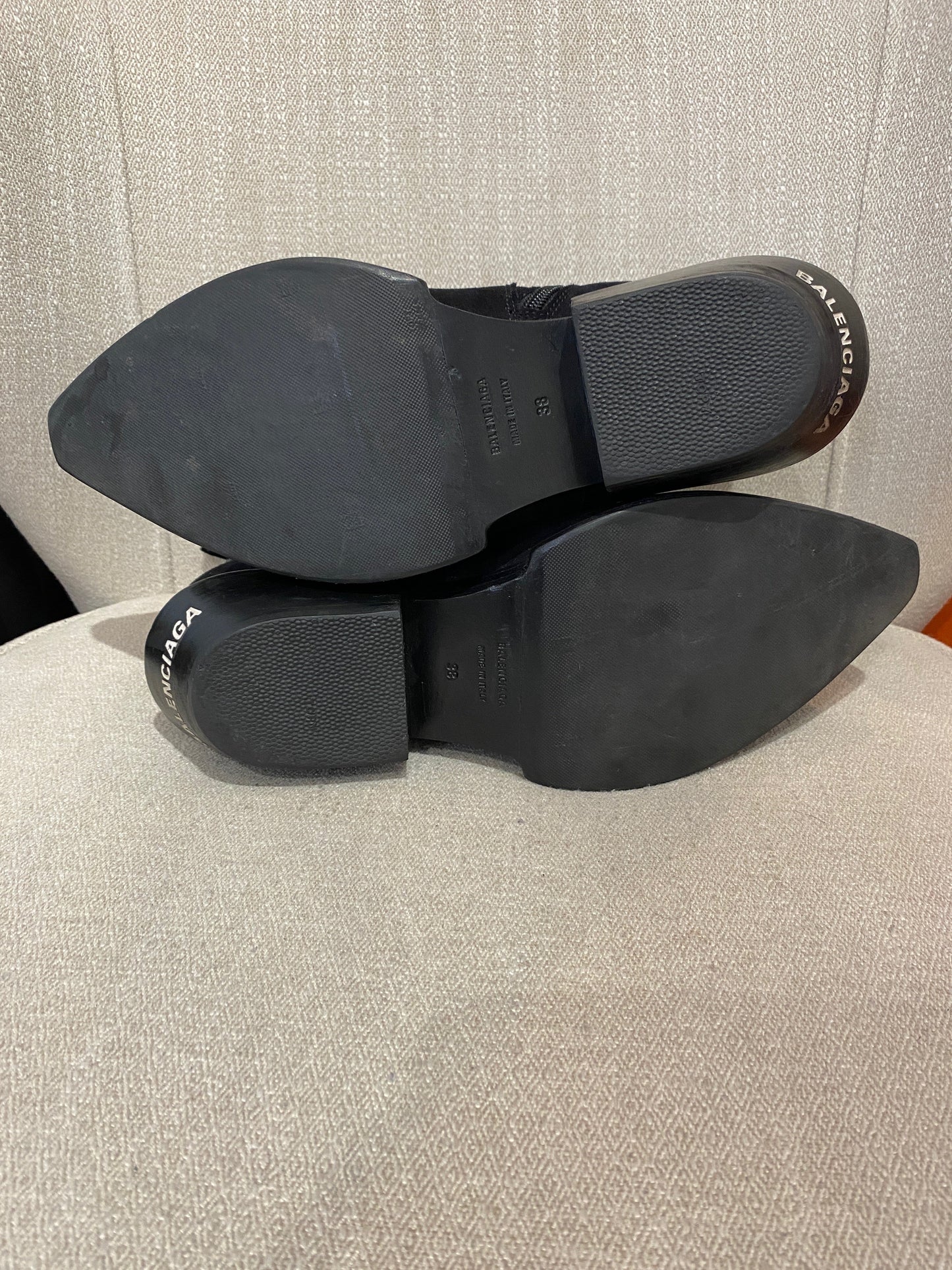 Bottines Balenciaga noires T.38