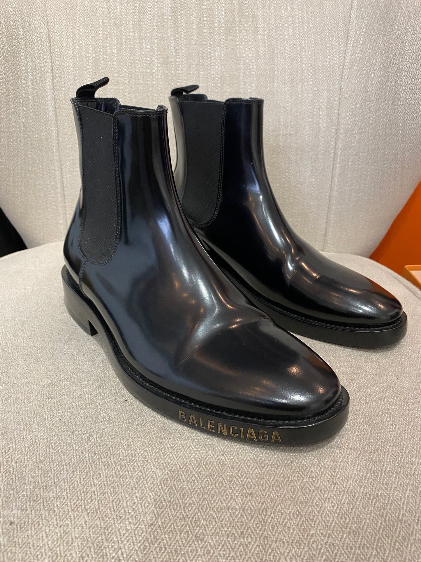 Bottines Balenciaga noires T.39