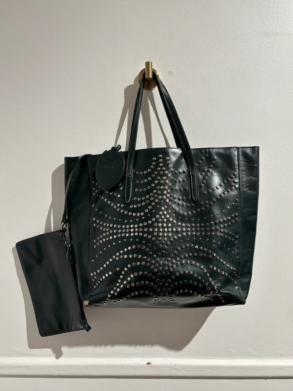 Sac cabas Alaia vert