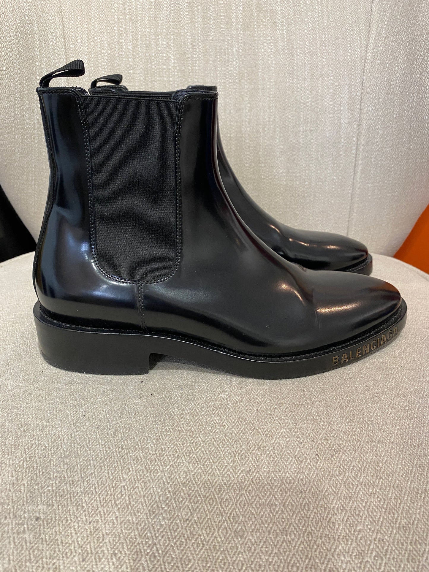 Bottines Balenciaga noires T.39