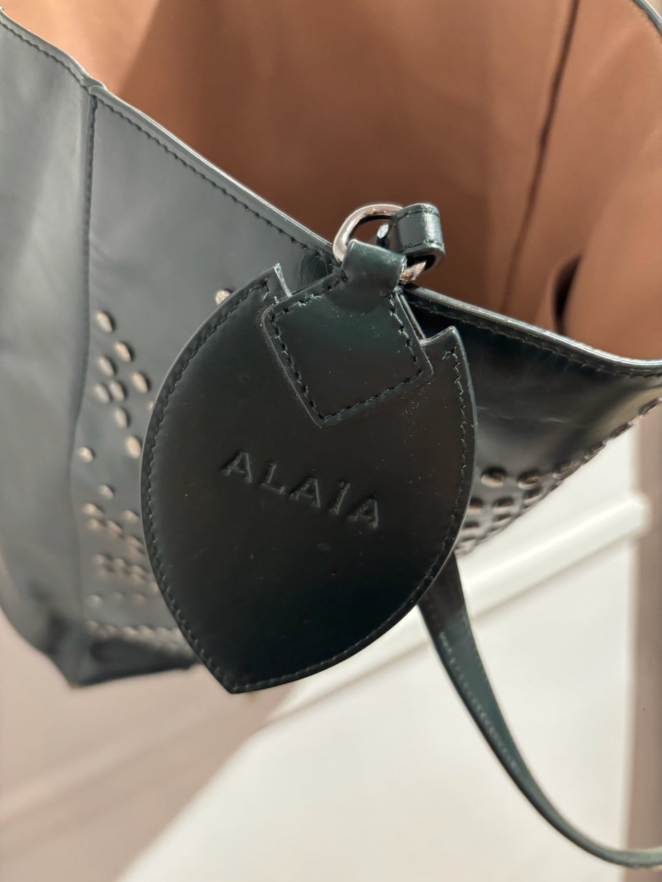 Sac cabas Alaia vert