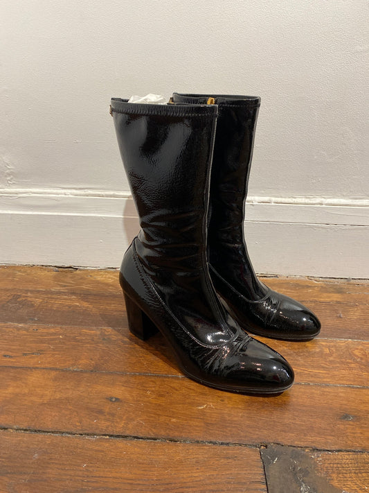 Bottines Gucci noires T.38,5