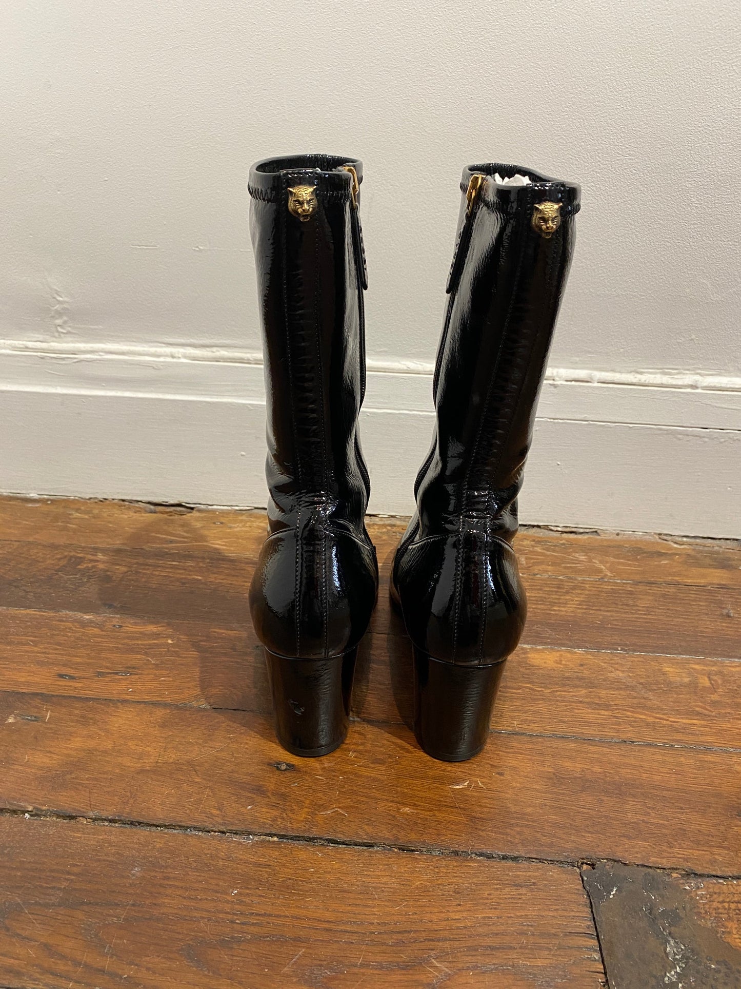 Bottines Gucci noires T.38,5