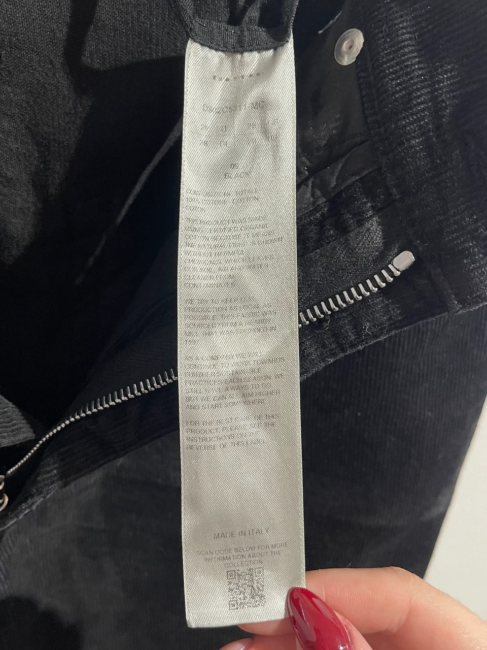 Pantalon Rick Owens noir T.28