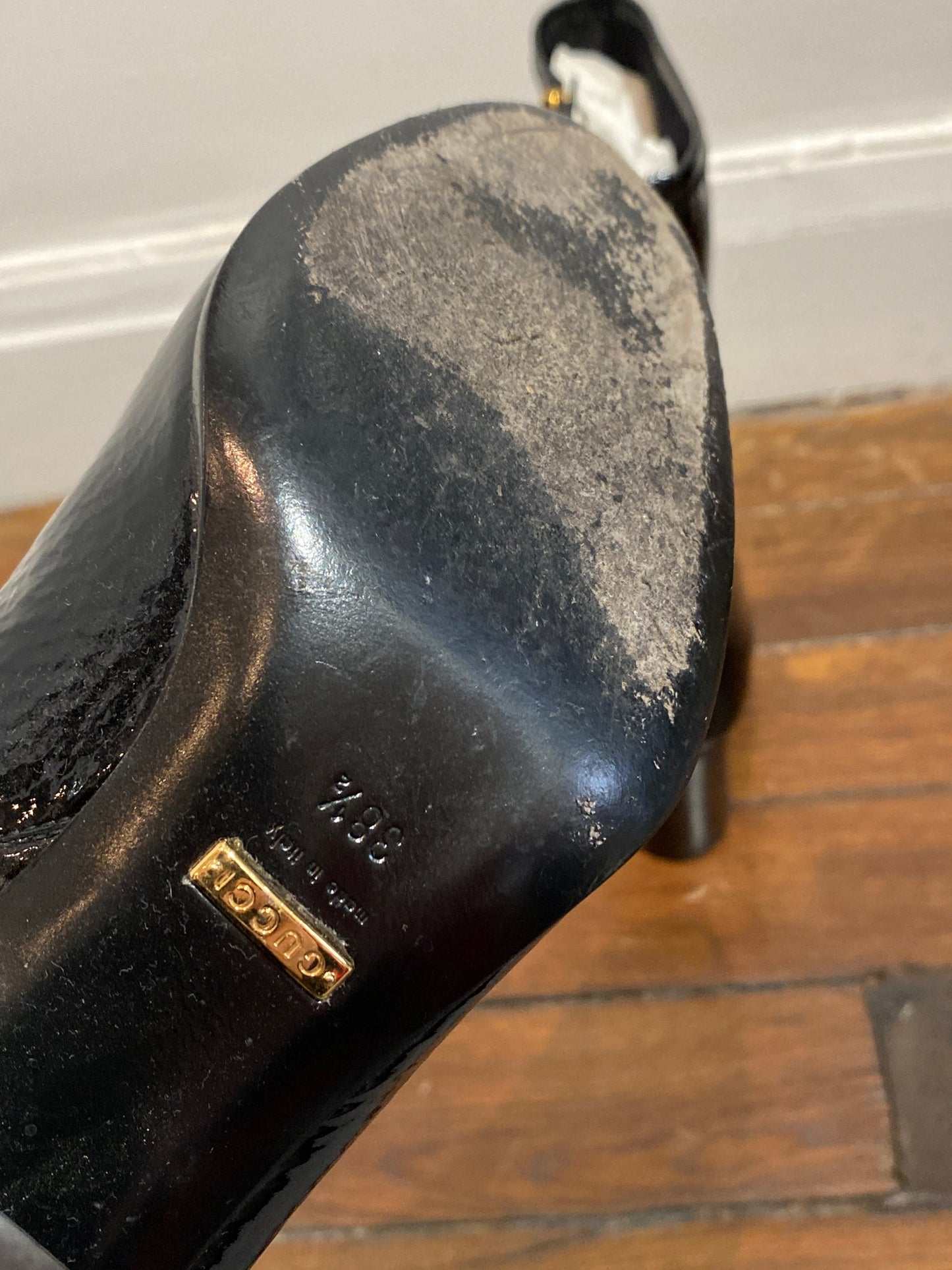 Bottines Gucci noires T.38,5