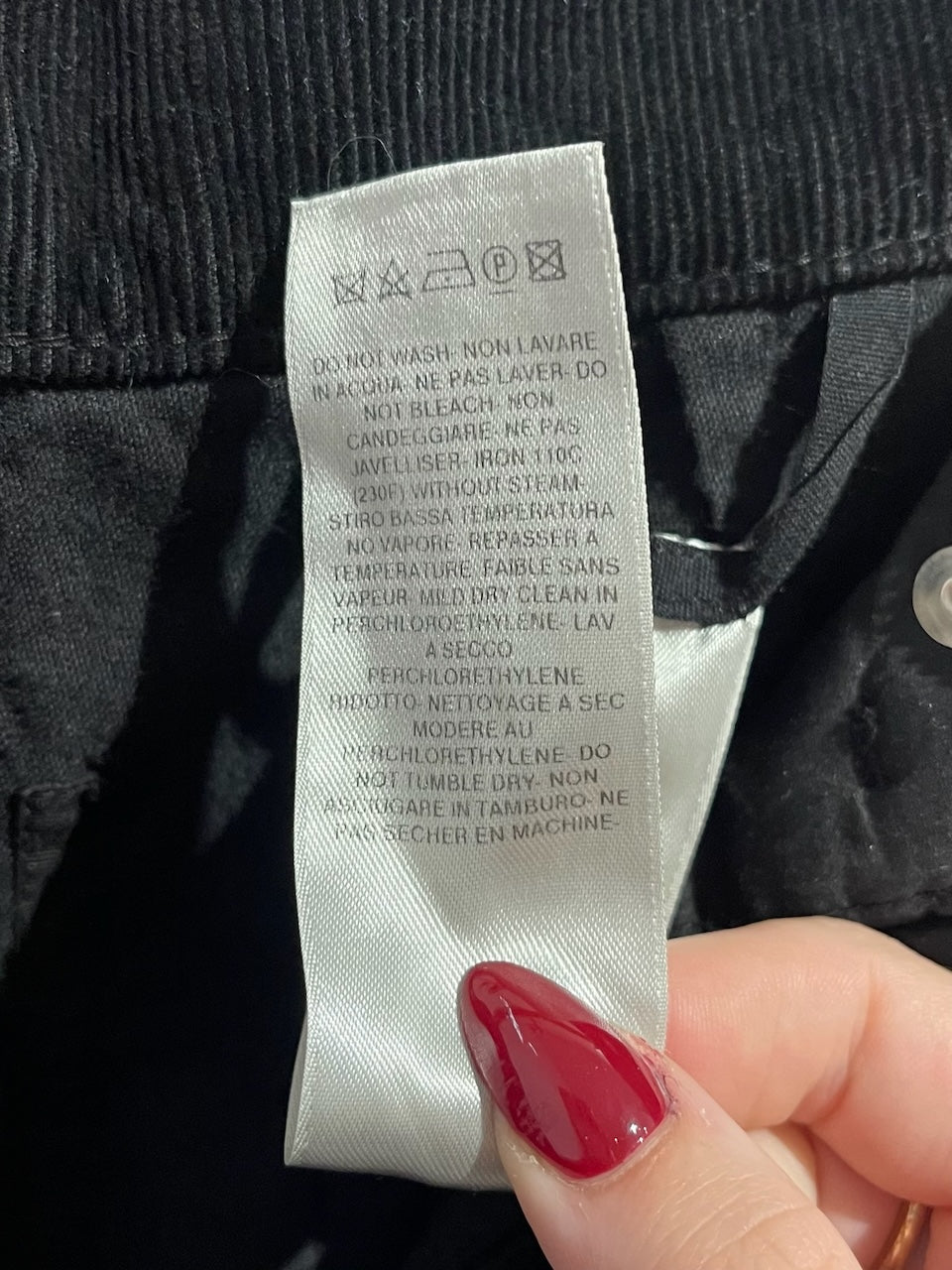 Pantalon Rick Owens noir T.28
