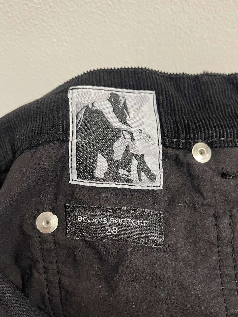 Pantalon Rick Owens noir T.28