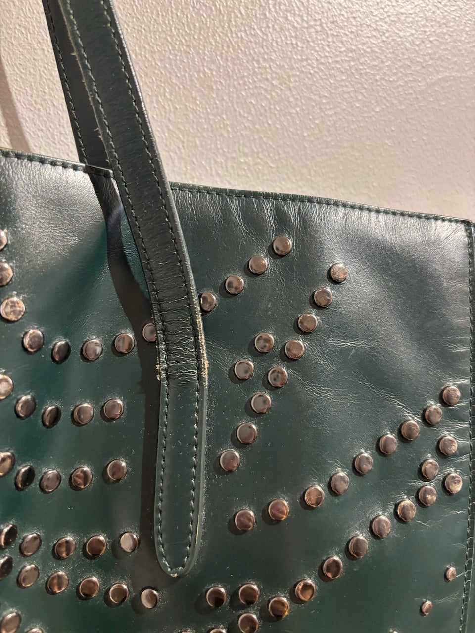 Sac cabas Alaia vert