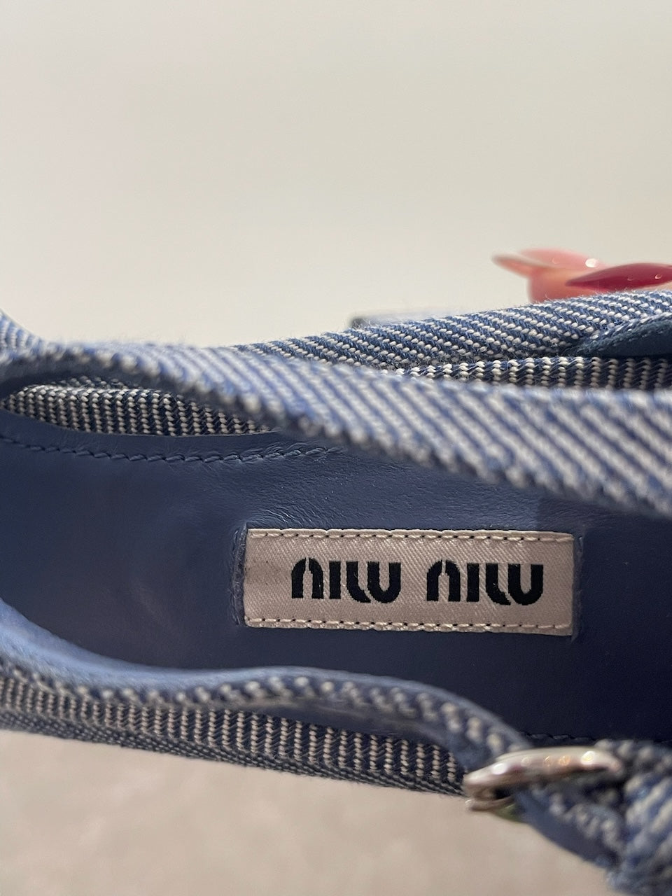 Sandales Miu Miu jeans T.36,5