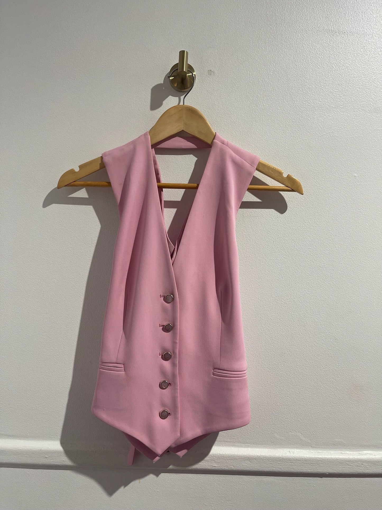 Veste et gilet Temperley rose T.S