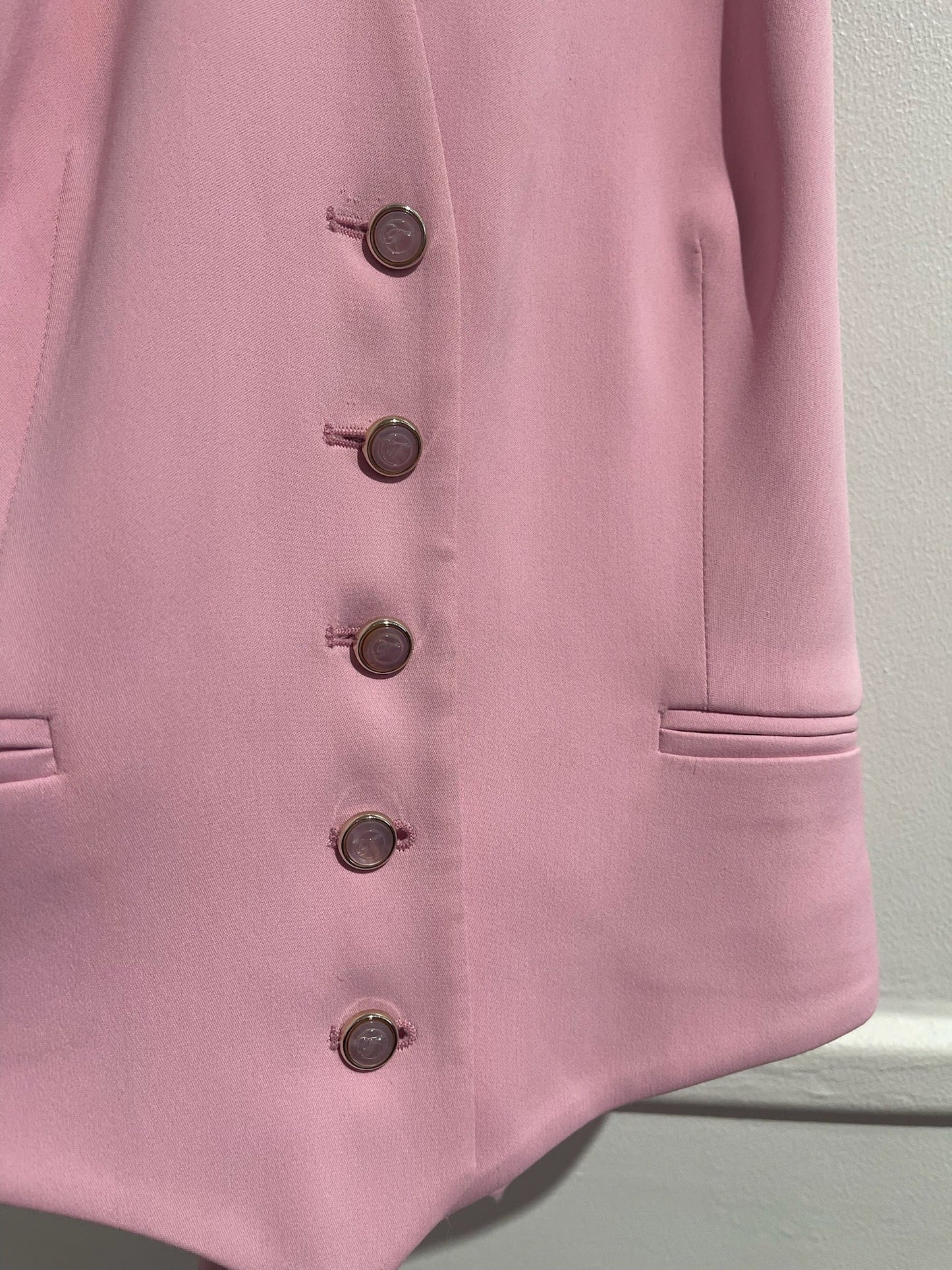 Veste et gilet Temperley rose T.S