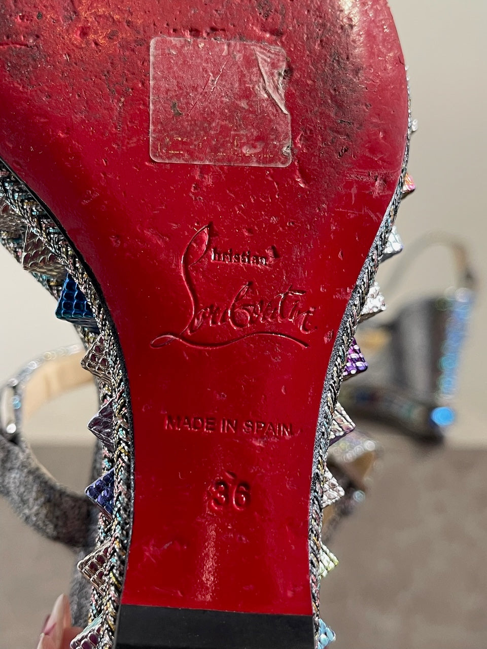 Sandales Christian Louboutin T.36
