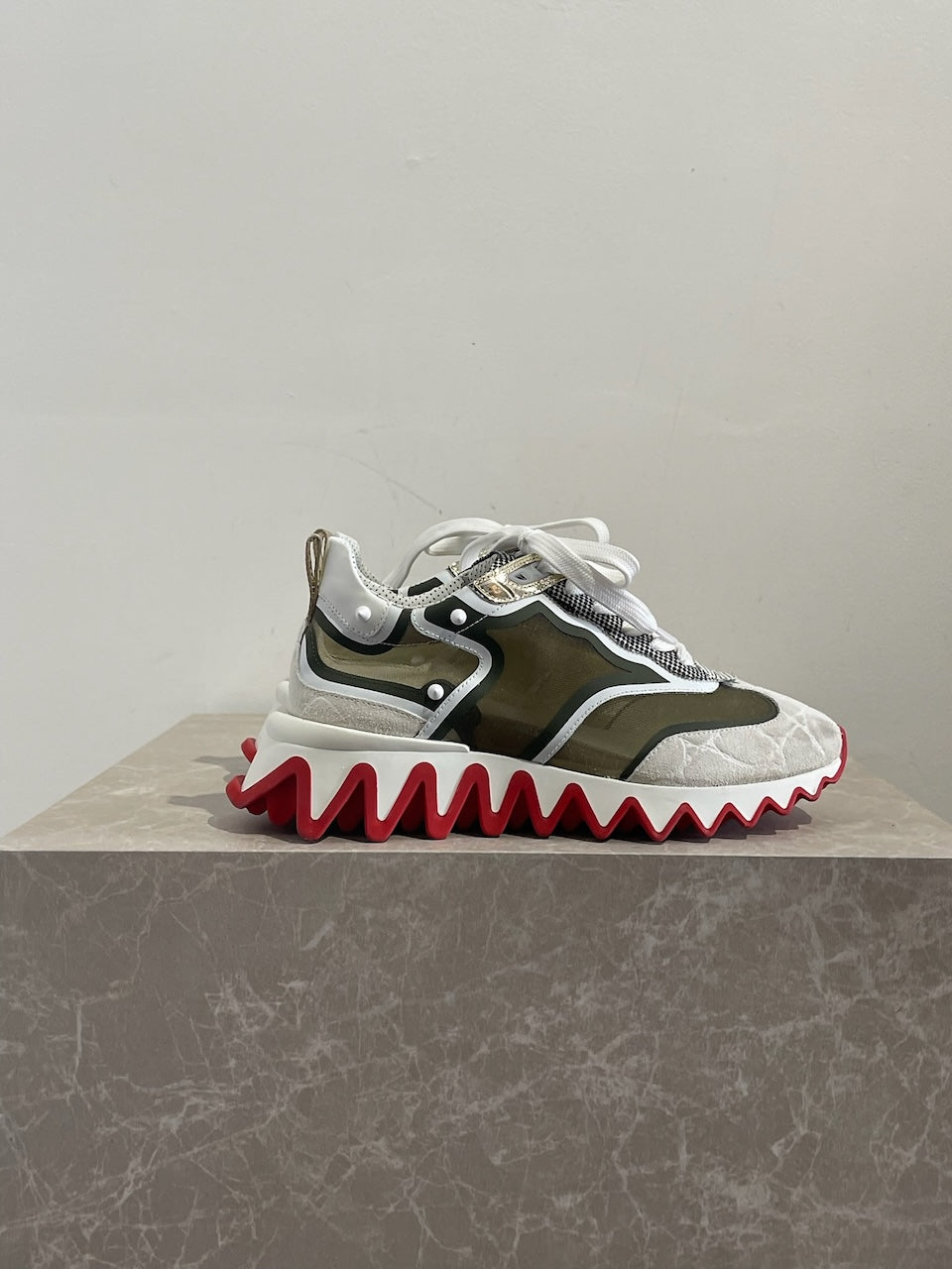Baskets Christian Louboutin blanches T.36