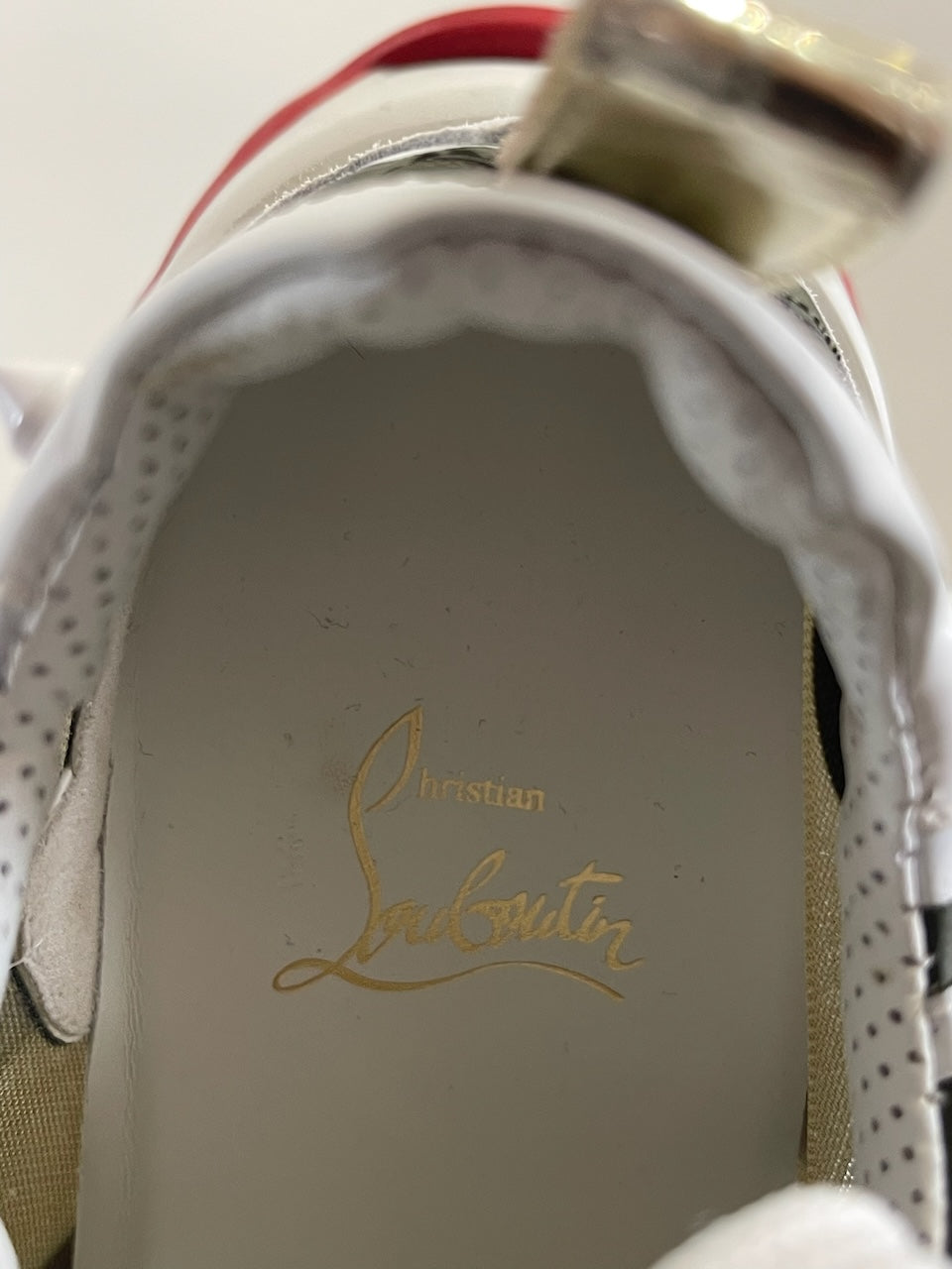Baskets Christian Louboutin blanches T.36