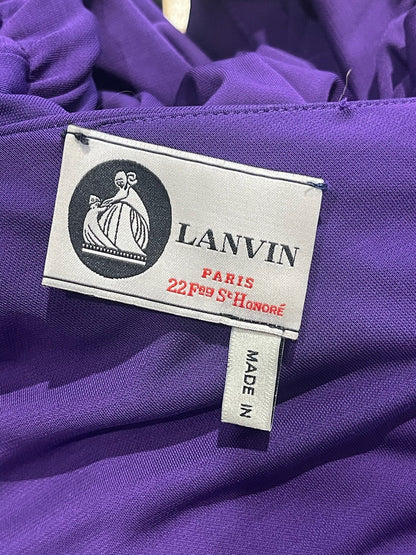 Robe Lanvin violette T.36