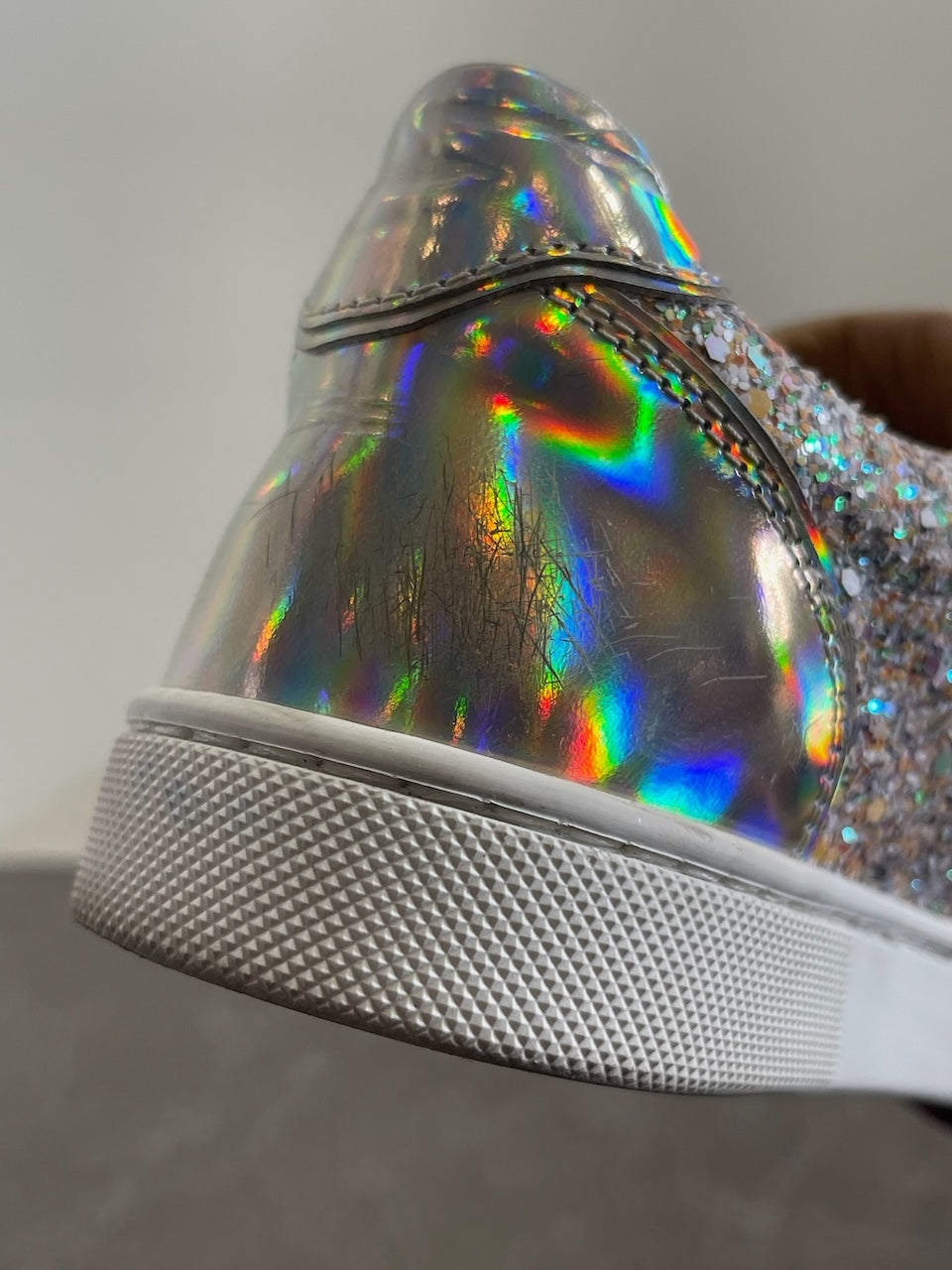 Baskets Christian Louboutin blanches T.35,5