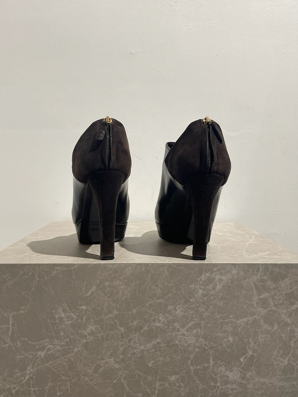 Boots Gucci marron T.39,5