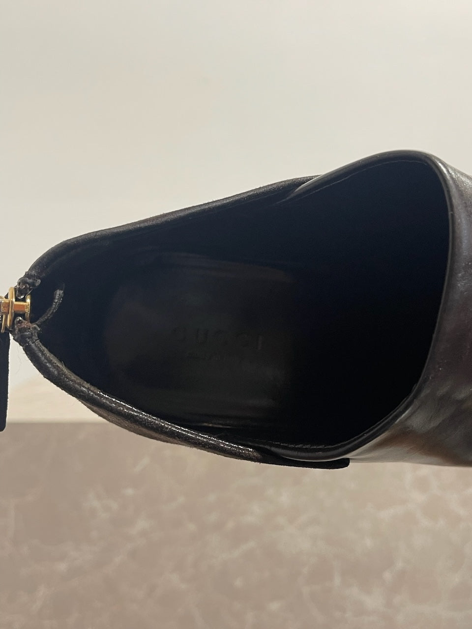 Boots Gucci marron T.39,5