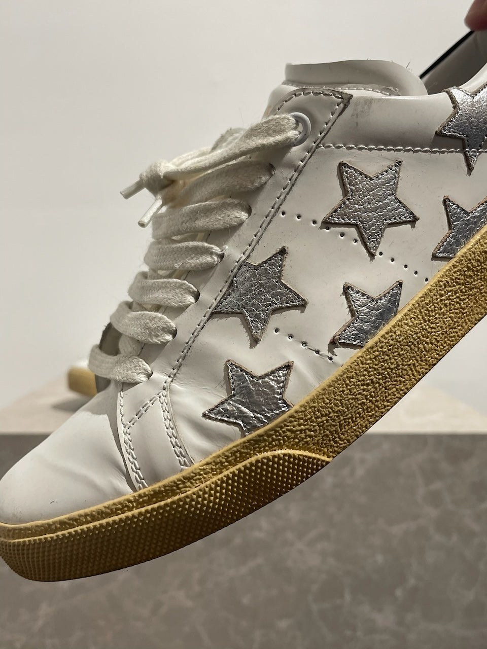 Baskets Saint Laurent étoiles T.38