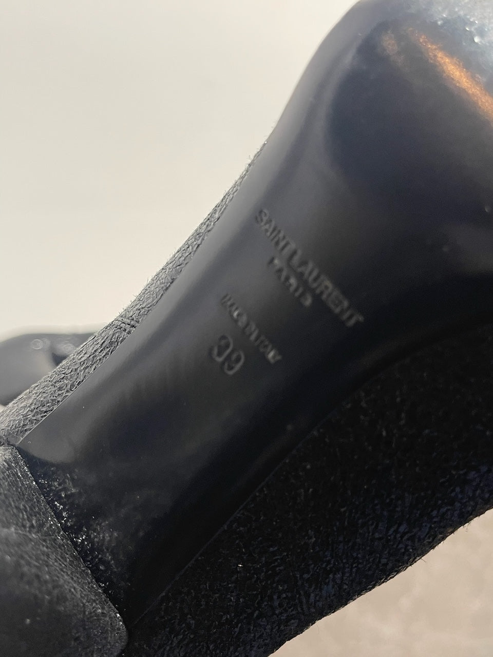 Bottines Saint Laurent noires T.39