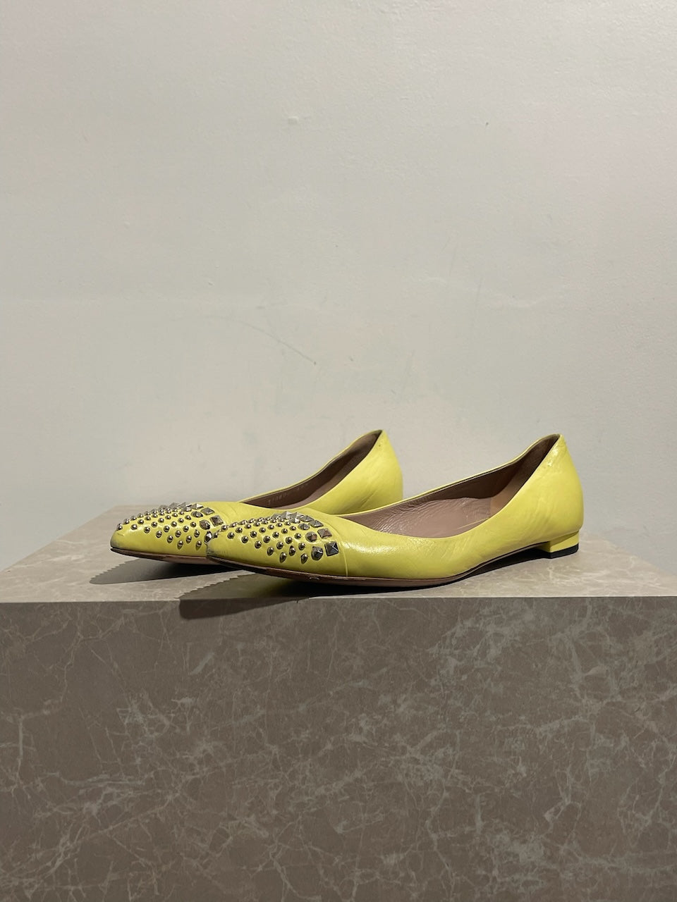 Ballerines Gucci jaune T.39,5