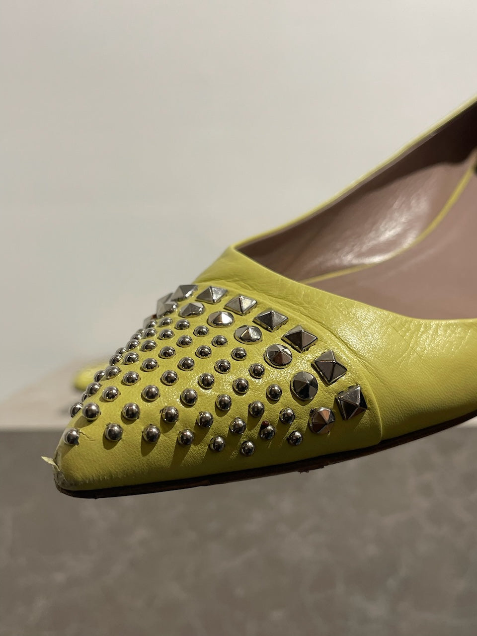 Ballerines Gucci jaune T.39,5