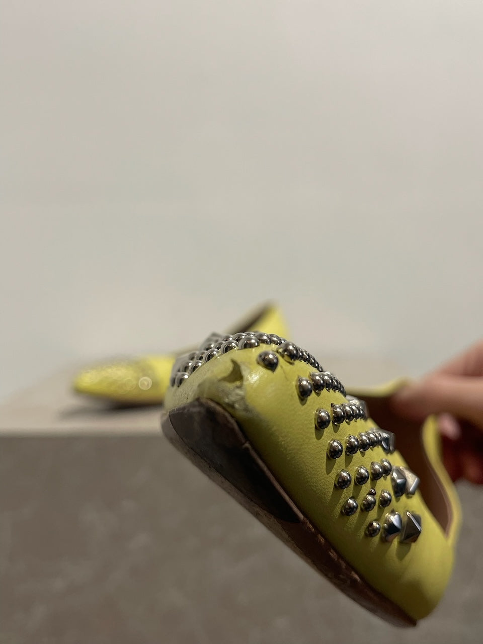 Ballerines Gucci jaune T.39,5