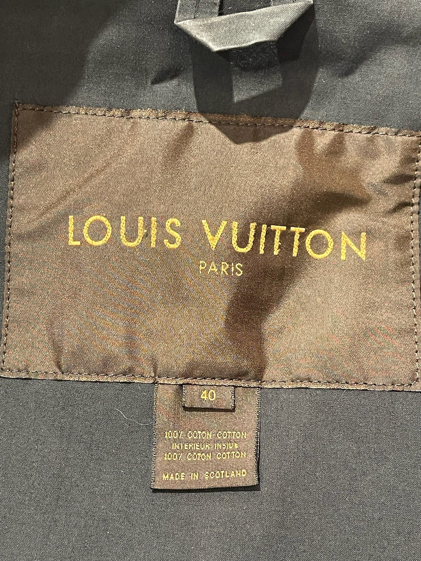 Trench Louis Vuitton gris T.40