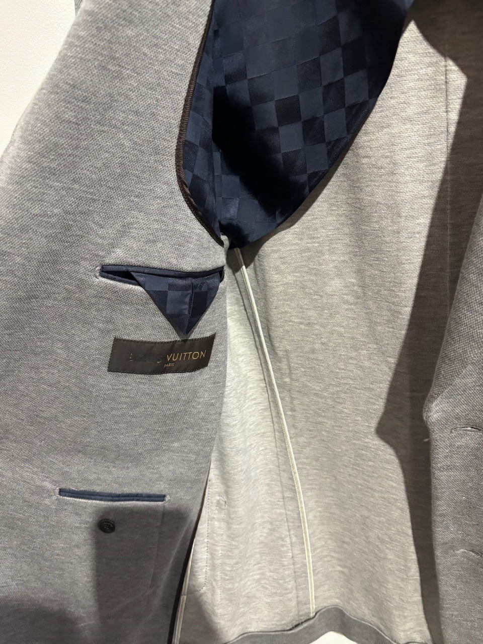 Veste Louis Vuitton grise T.50