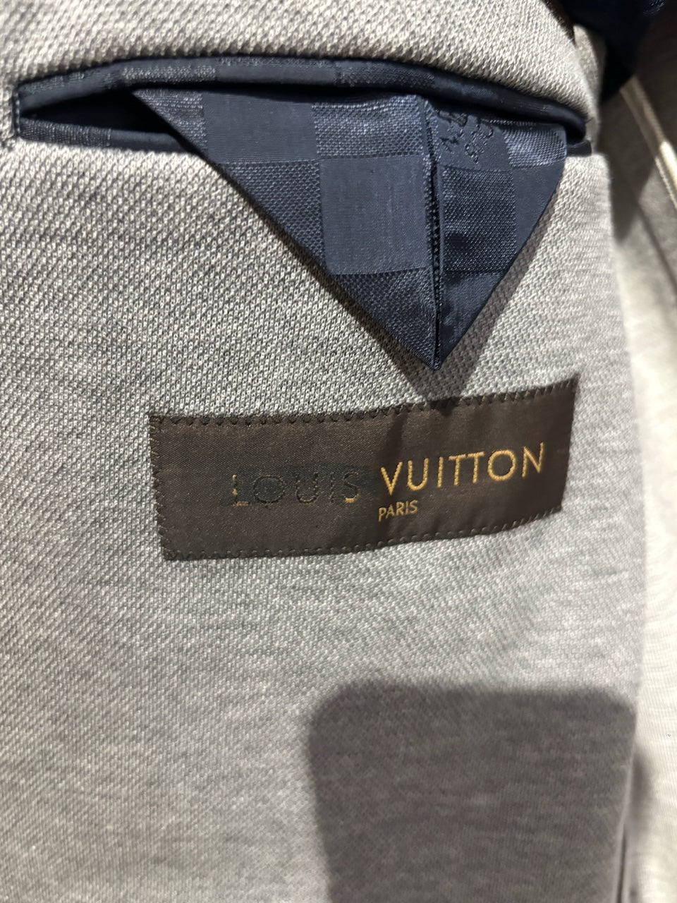 Veste Louis Vuitton grise T.50