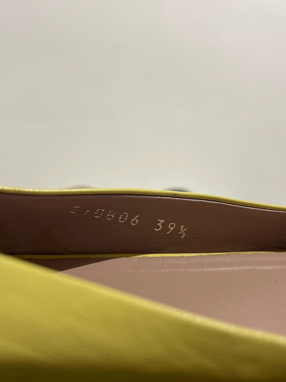 Ballerines Gucci jaune T.39,5