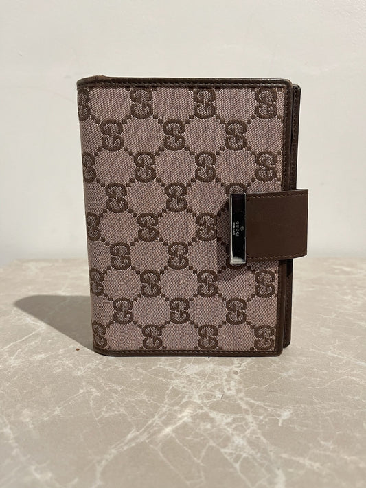 Carnet répertoire Gucci marron