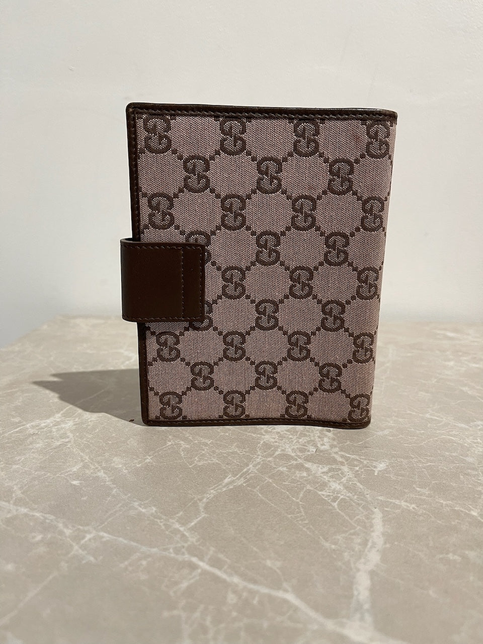 Carnet répertoire Gucci marron