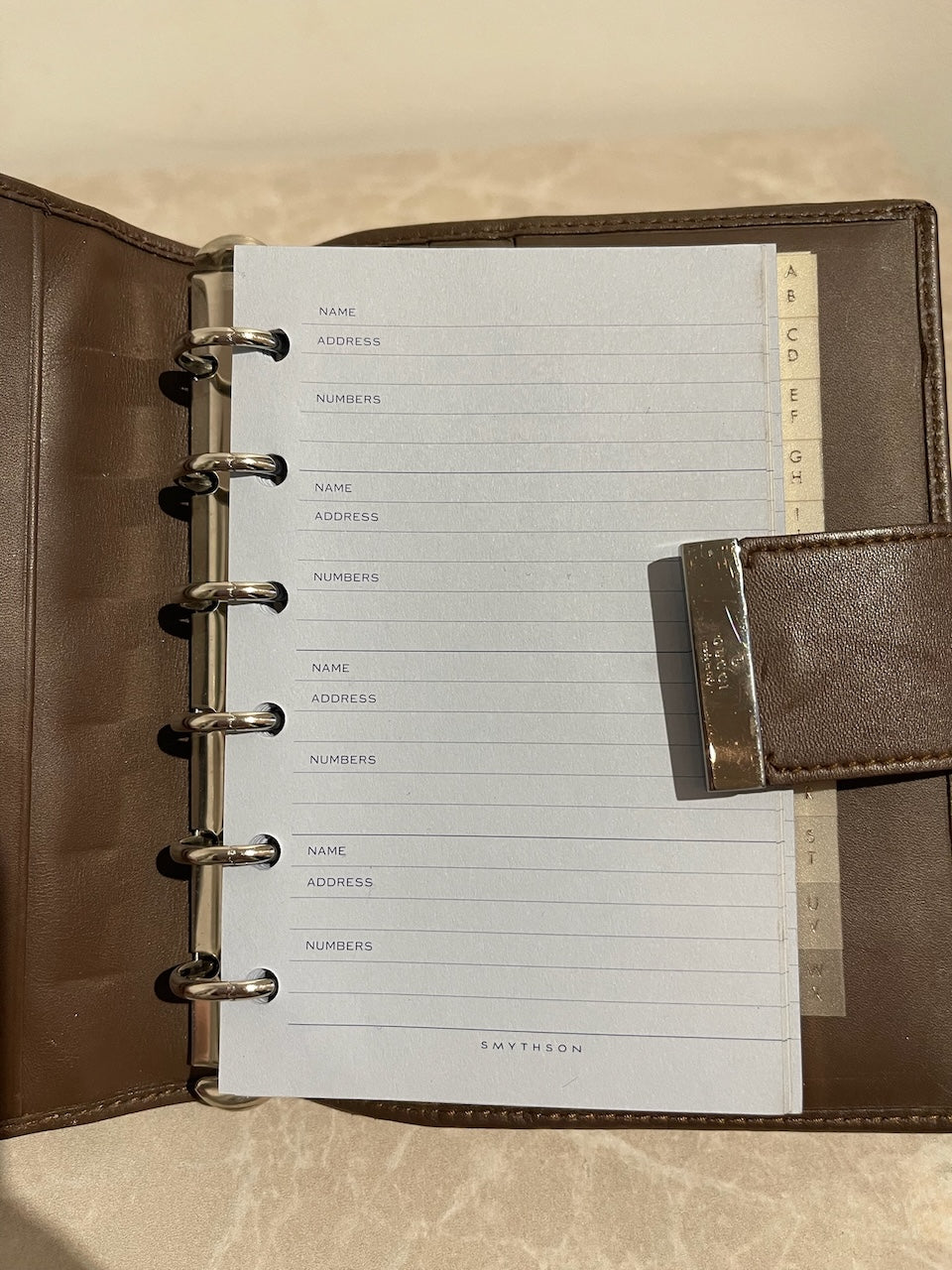 Carnet répertoire Gucci marron