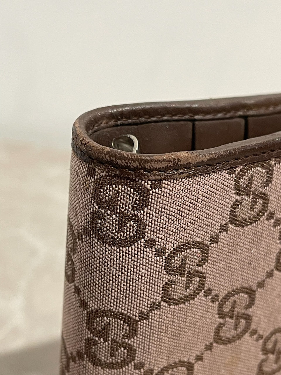 Carnet répertoire Gucci marron