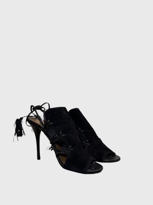 Sandales Aquazzura noires T.38