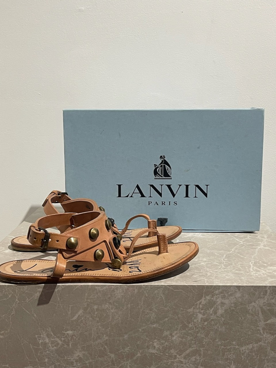 Sandales Lanvin beige T.36