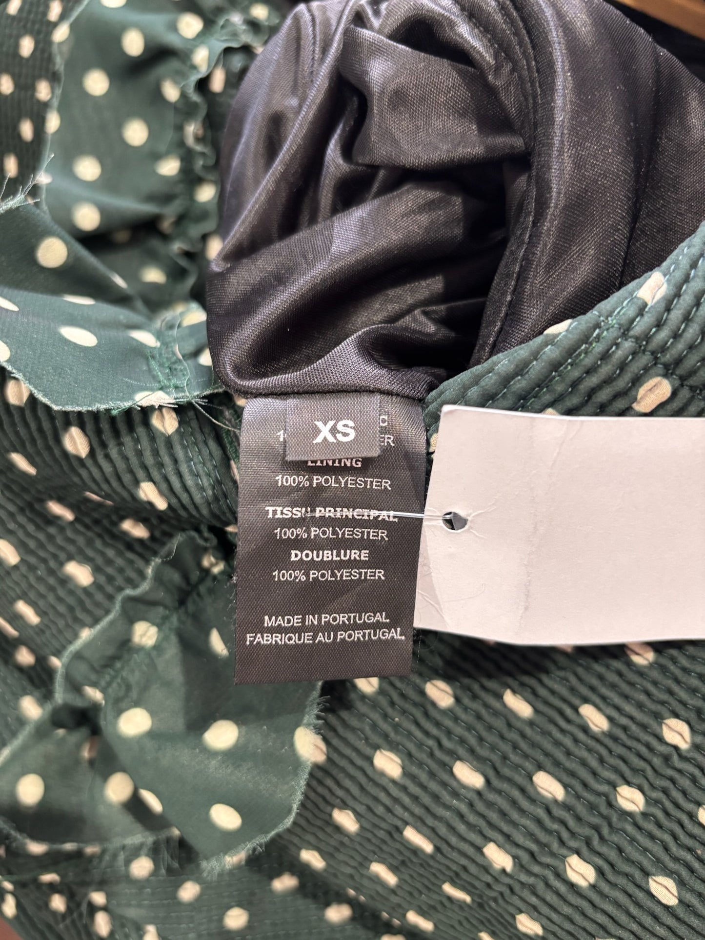 Robe VETEMENTS Vert T.XS Neuve